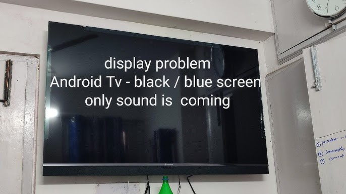 How to Fix a Television Displaying Only a Dark Screen with Sound